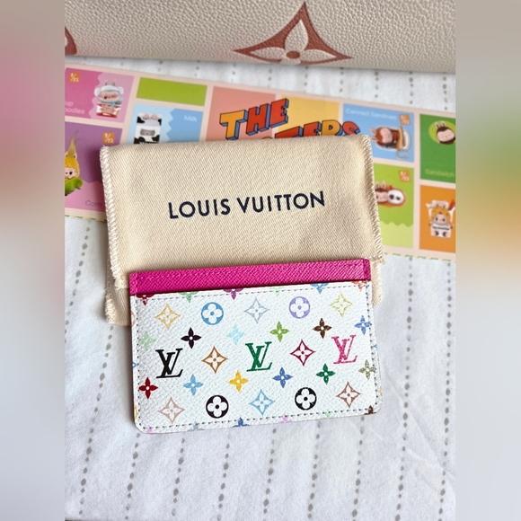 Louis Vuitton x Murakami Kawaii Pink Card Holder | SOLD OUT | Rare Collectible - Picture 2 of 7